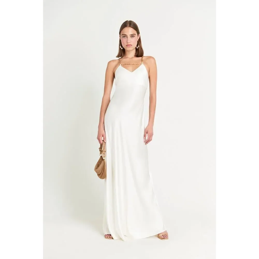 Cult Gaia KIRYA GOWN white M - Picture 2 of 16